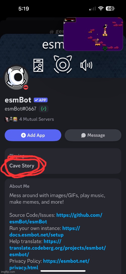 i didn’t know esmbot was BASED | made w/ Imgflip meme maker