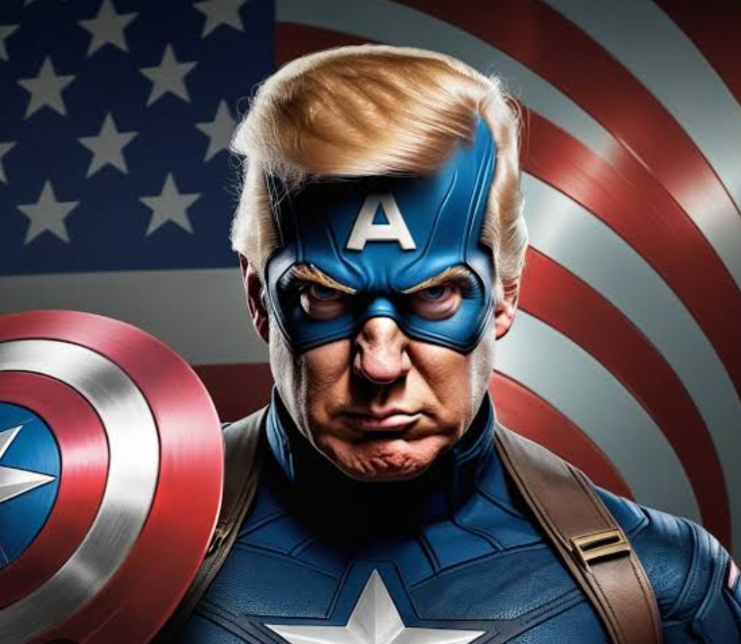 Captain Dumberica Blank Meme Template