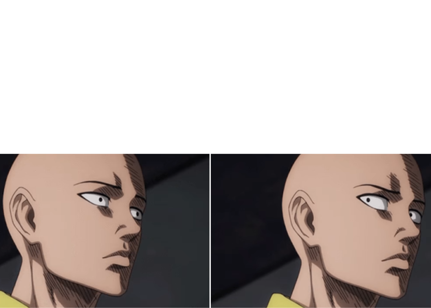 Side Eye Suspicious Blank Meme Template