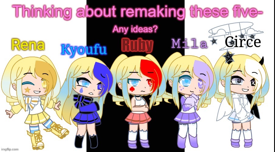 I'm all ears | Thinking about remaking these five-; Any ideas? | made w/ Imgflip meme maker