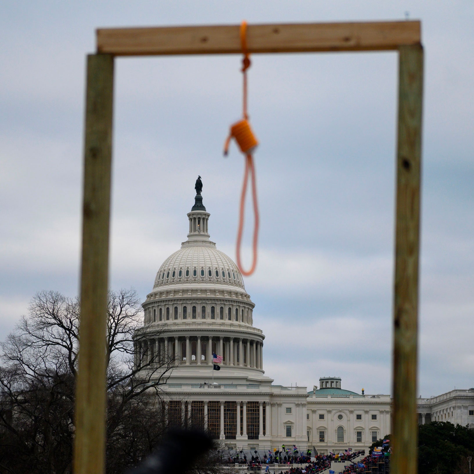 High Quality Trump Gallows Blank Meme Template