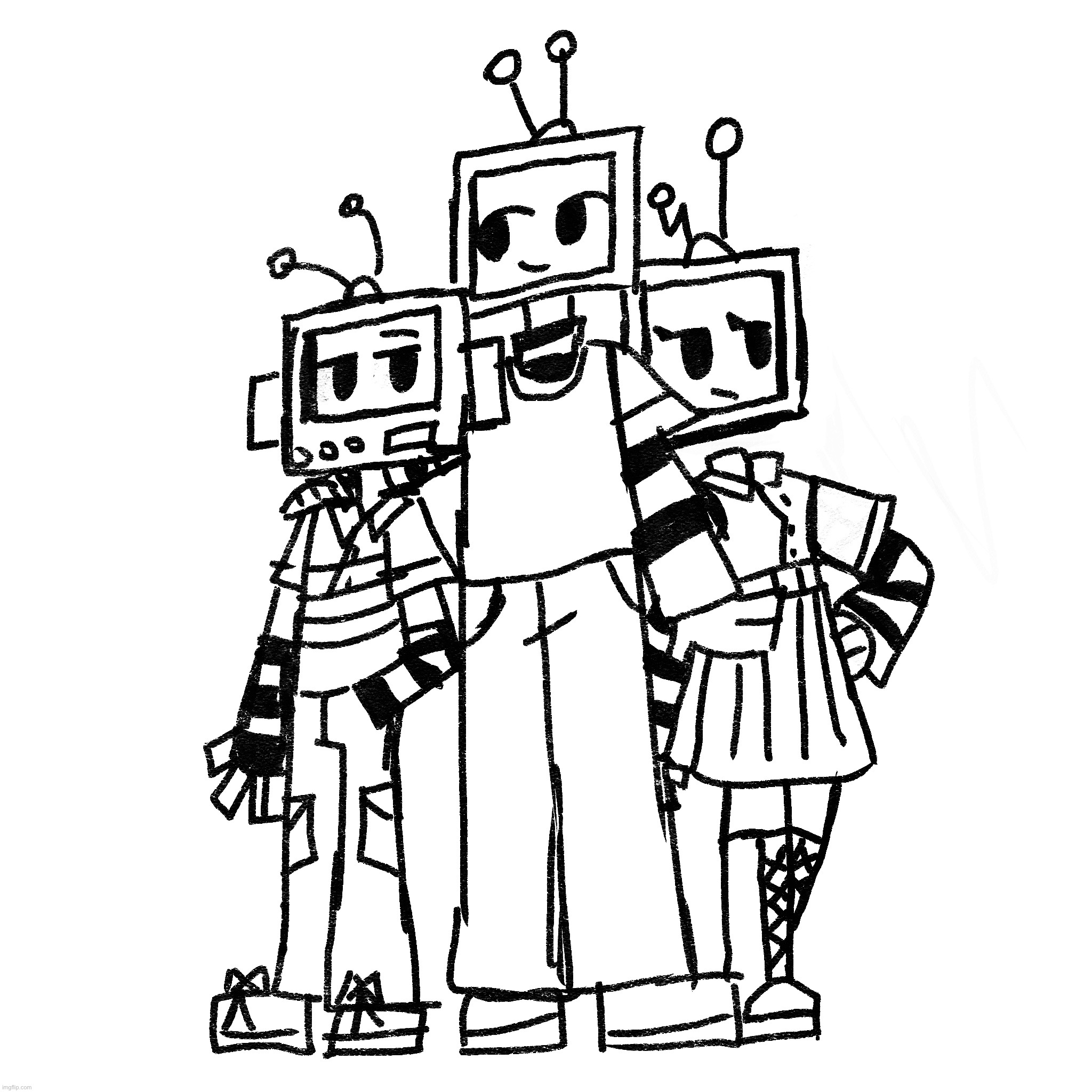 retro, lia and pixel doodle | made w/ Imgflip meme maker