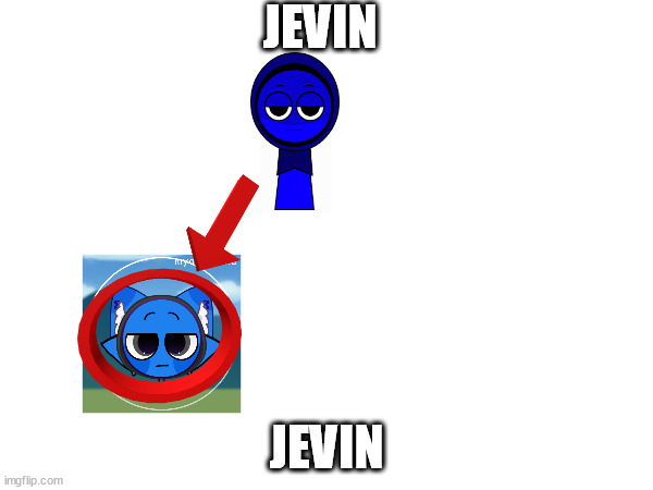 jevin | JEVIN; JEVIN | image tagged in sprunki | made w/ Imgflip meme maker