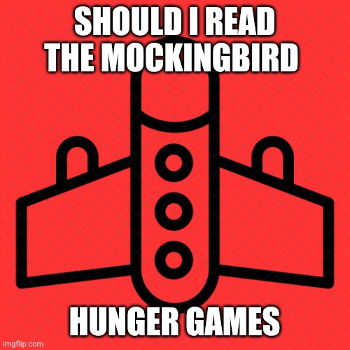 military plane | SHOULD I READ THE MOCKINGBIRD; HUNGER GAMES | image tagged in military plane | made w/ Imgflip meme maker