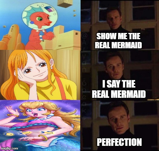 the little mermaid in a nutshell Blank Meme Template