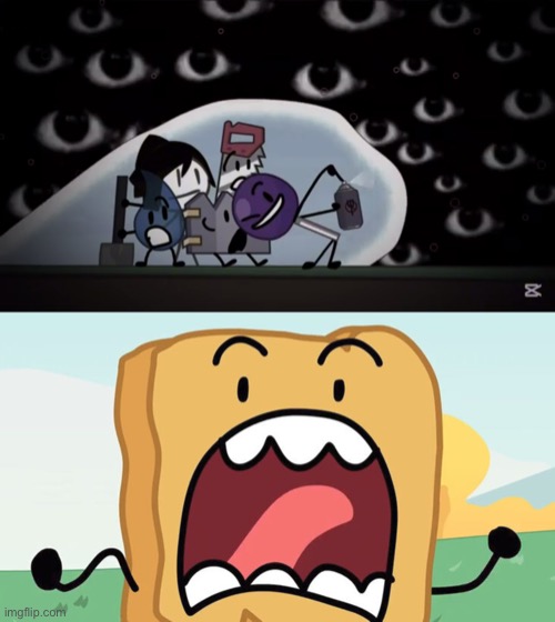 This is giving me the creeps | image tagged in bfdi woody scream,cursed,horror,what the fu-,creepy,disturbing | made w/ Imgflip meme maker