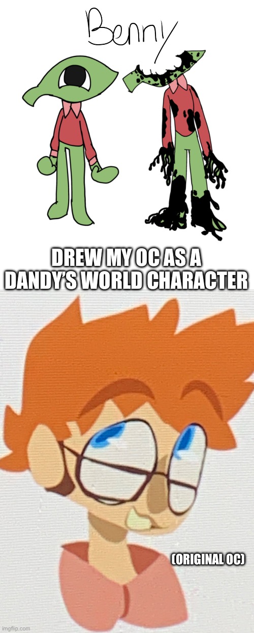 His limbs were supposed to look like roots but it’s whatevs | DREW MY OC AS A DANDY’S WORLD CHARACTER; (ORIGINAL OC) | image tagged in wawa | made w/ Imgflip meme maker