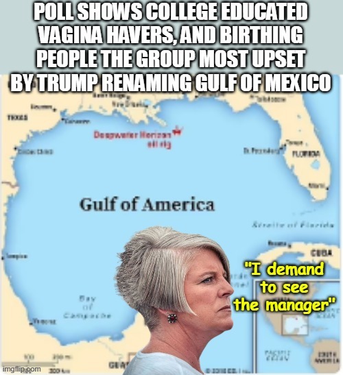 They don't think much of Fort Bragg either | image tagged in gulf of america meme | made w/ Imgflip meme maker
