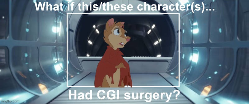 What If Mrs Brisby Had To Into CGI Surgery | image tagged in what if this/these characters had cgi surgery,the secret of nimh,mgm,memes | made w/ Imgflip meme maker