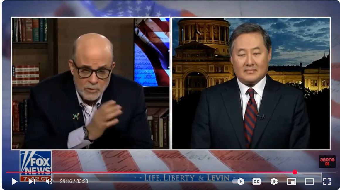 Mark Levin and John Yoo Blank Meme Template