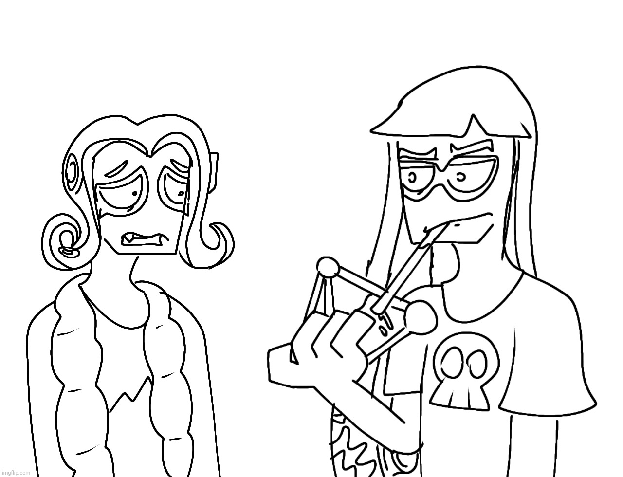 Fun fact: skatez is canonically so dumb that she doesn't even know how to write or read long words | made w/ Imgflip meme maker