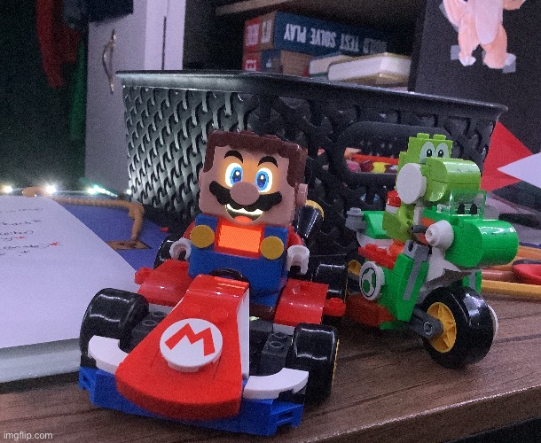 got a couple of the new mario kart lego sets | made w/ Imgflip meme maker