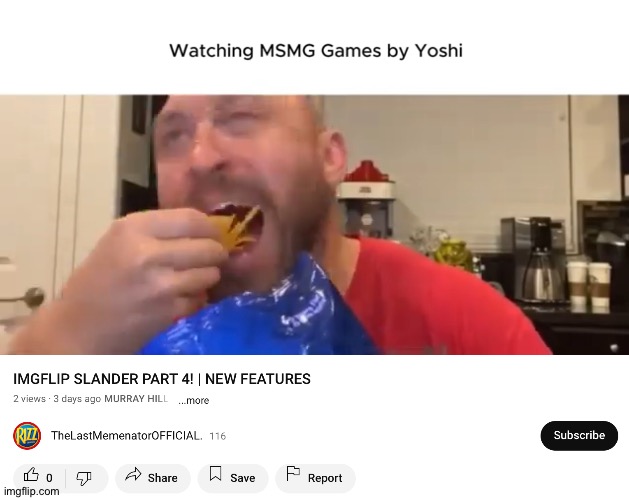 me being the first person slandered is crazy | made w/ Imgflip meme maker