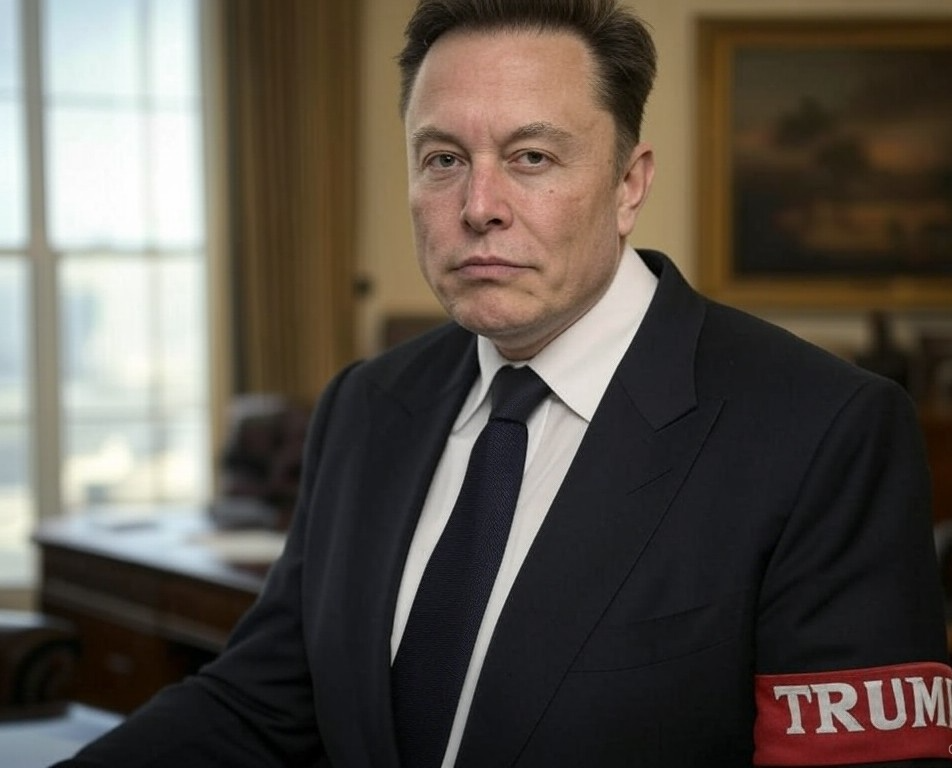 Elon Musk - First Chancellor of America United States Oligarchy Blank Meme Template