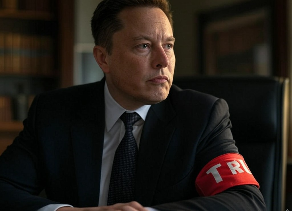 Elon Musk - First Chancellor of America United States Oligarchy Blank Meme Template