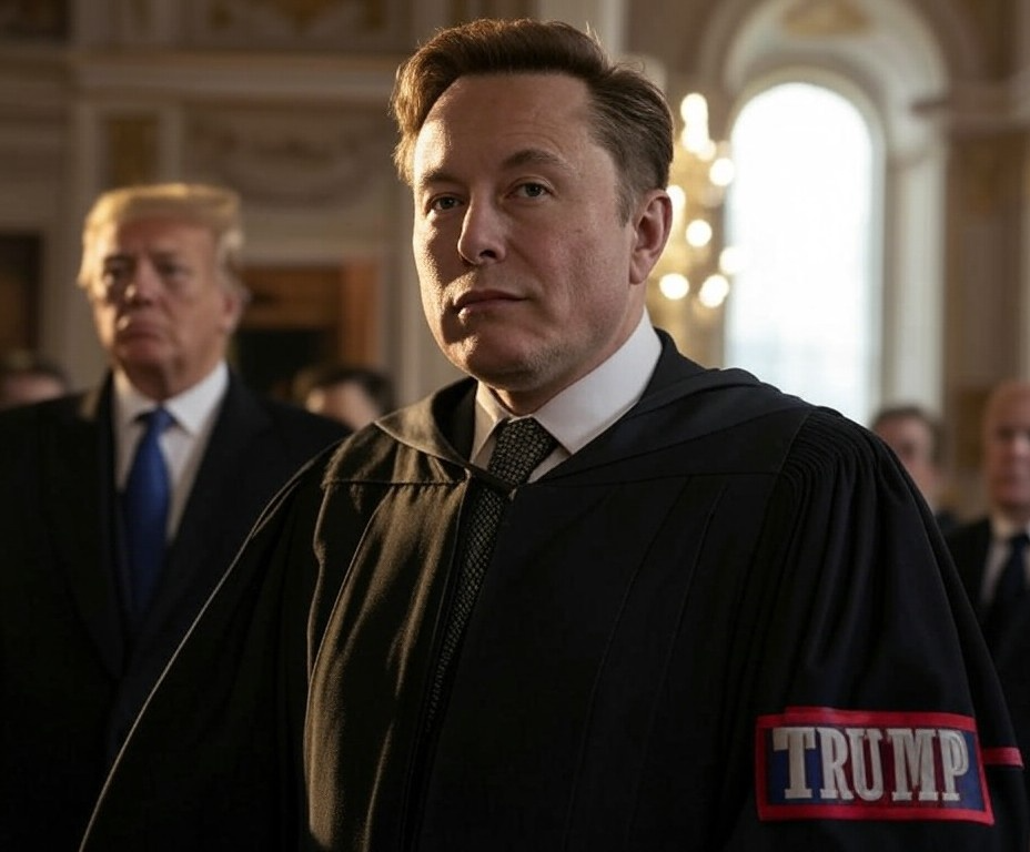 Elon Musk - First Chancellor of America United States Oligarchy Blank Meme Template