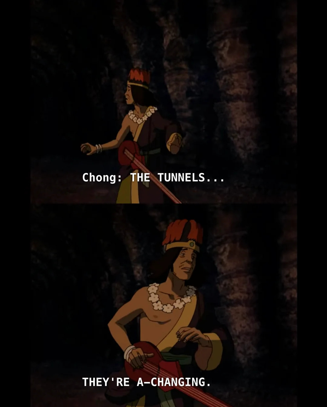 tunnels changing Blank Meme Template