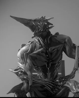 High Quality gigachad sevagoth warframe Blank Meme Template