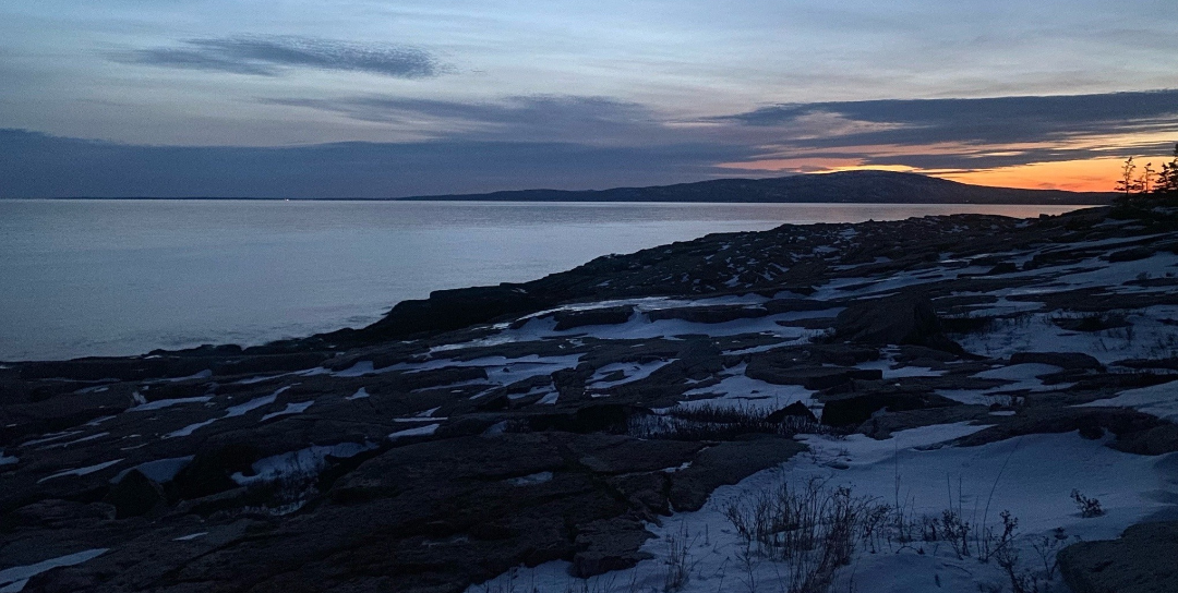 Schoodic Peninsula, 12.2.2025. Blank Meme Template