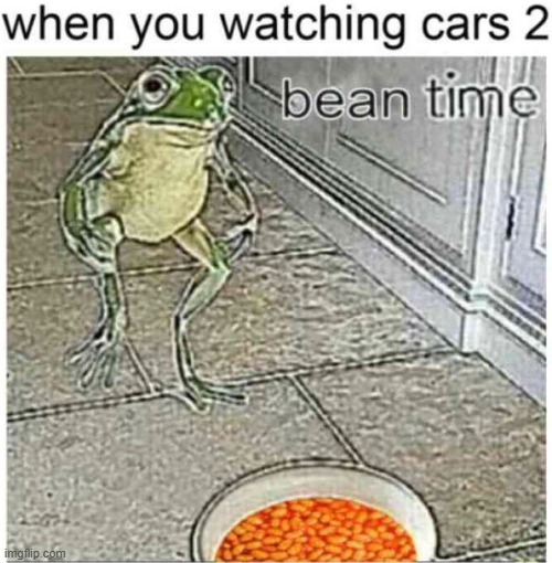 bean time | image tagged in memes,shitpost,frog,funny,funny memes,gifs | made w/ Imgflip meme maker