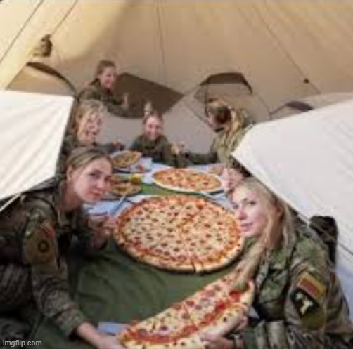 soldiers eating pizza | image tagged in dank memes | made w/ Imgflip meme maker