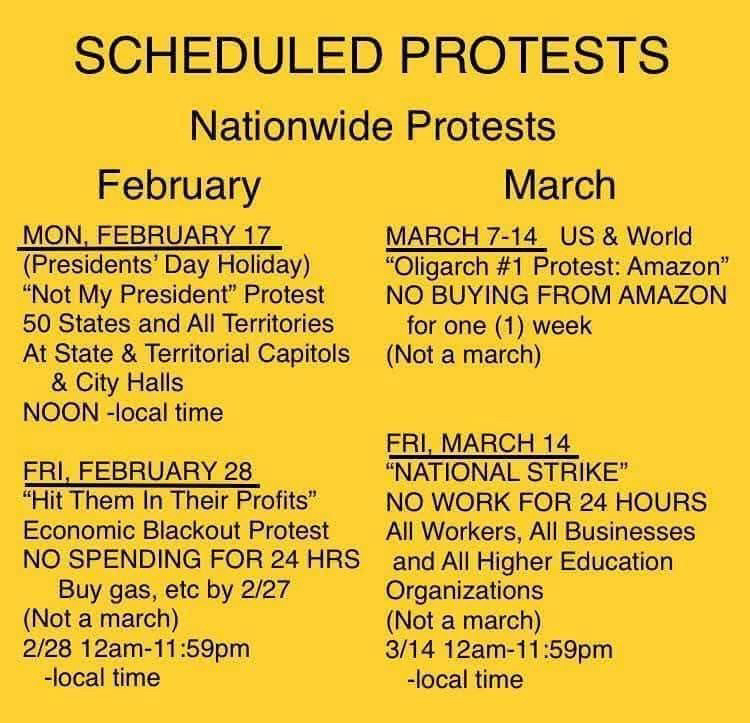 Scheduled Protests Blank Meme Template