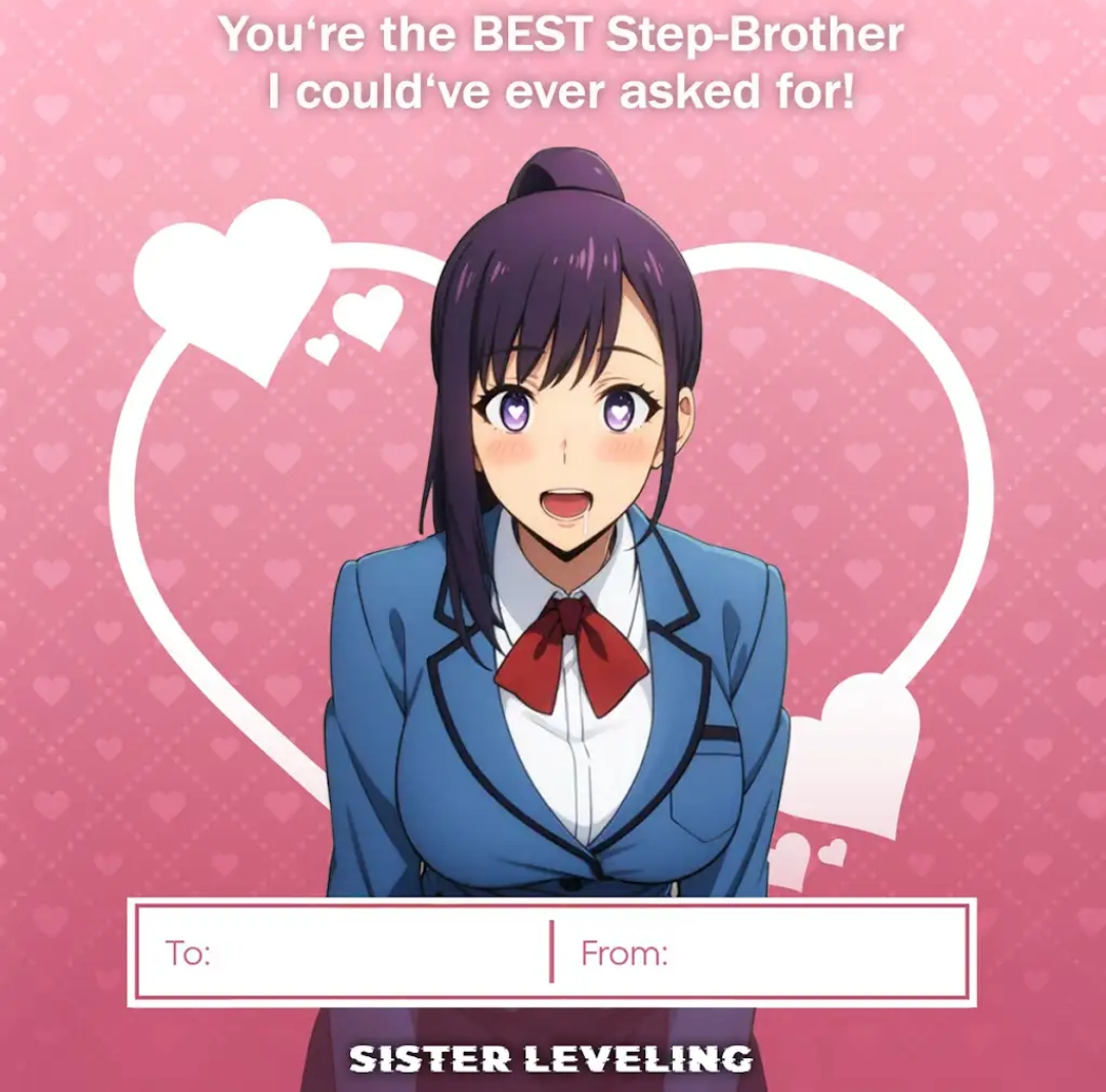 Sister leveling Blank Meme Template
