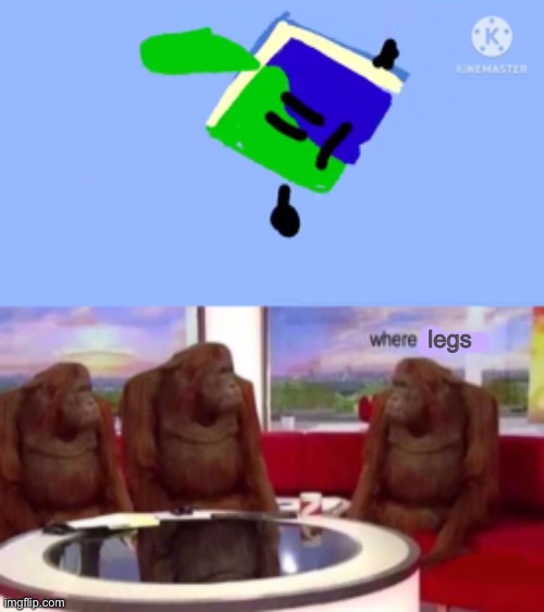 If y'all don't get how this is an animating fail, you probably never watched Battle for Dream Island. | legs | image tagged in where banana blank | made w/ Imgflip meme maker