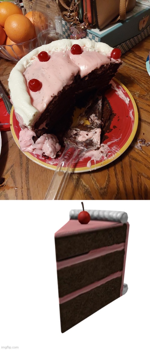 I baked the cake from Roblox last night | made w/ Imgflip meme maker