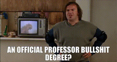 Professor Bullshit Blank Meme Template