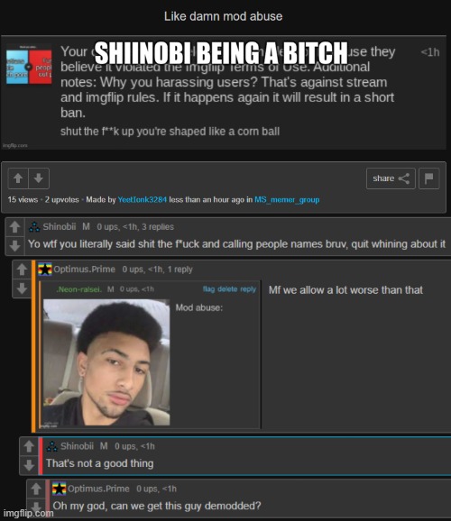 It isn't against the TOS to do this shit | made w/ Imgflip meme maker