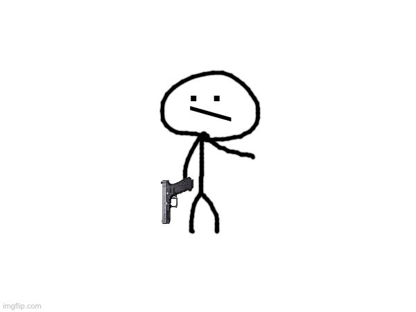 For his neutral special, he wields a gun | :/ | made w/ Imgflip meme maker