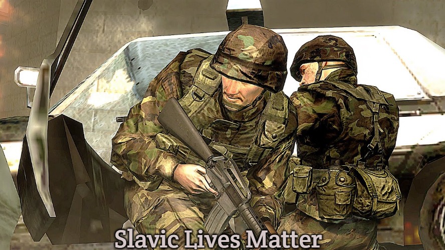 Soviet invasion of America | Slavic Lives Matter | image tagged in soviet invasion of america,slavic lives matter | made w/ Imgflip meme maker