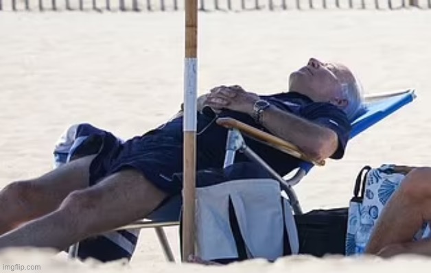 Beach Bum Biden | image tagged in beach bum biden | made w/ Imgflip meme maker