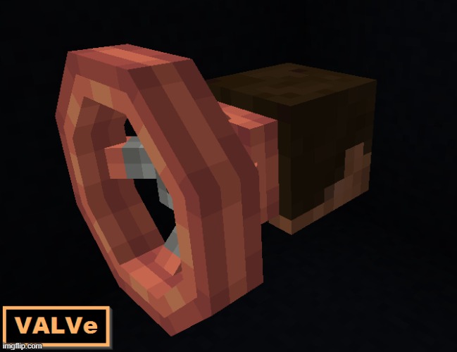 Valve but minecrap | image tagged in valve,half life,gaming | made w/ Imgflip meme maker