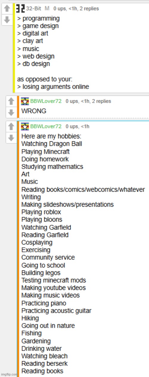 Blud thought he was cool for having 7 hobbies opposed to my 39☠️☠️☠️ | made w/ Imgflip meme maker