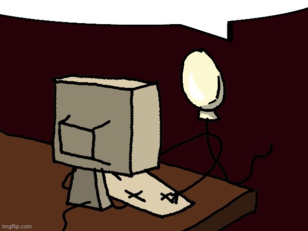 Sperm Computer | image tagged in sperm computer | made w/ Imgflip meme maker