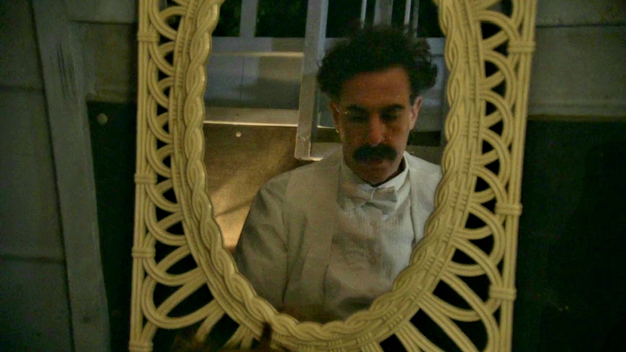 Borat sad in mirror Blank Meme Template