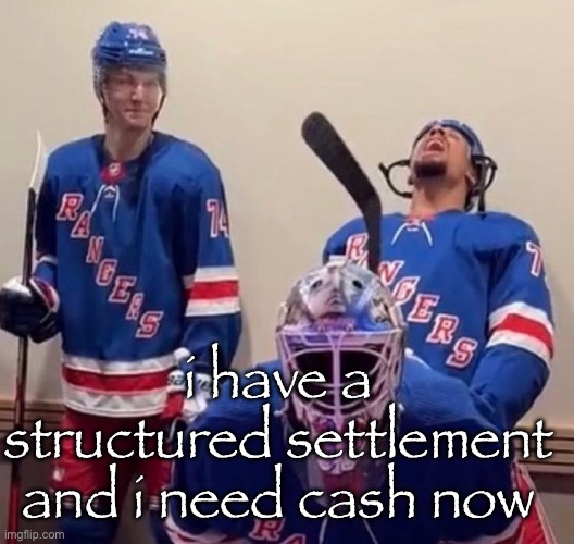 Ryan Reaves | i have a structured settlement and i need cash now | image tagged in ryan reaves | made w/ Imgflip meme maker