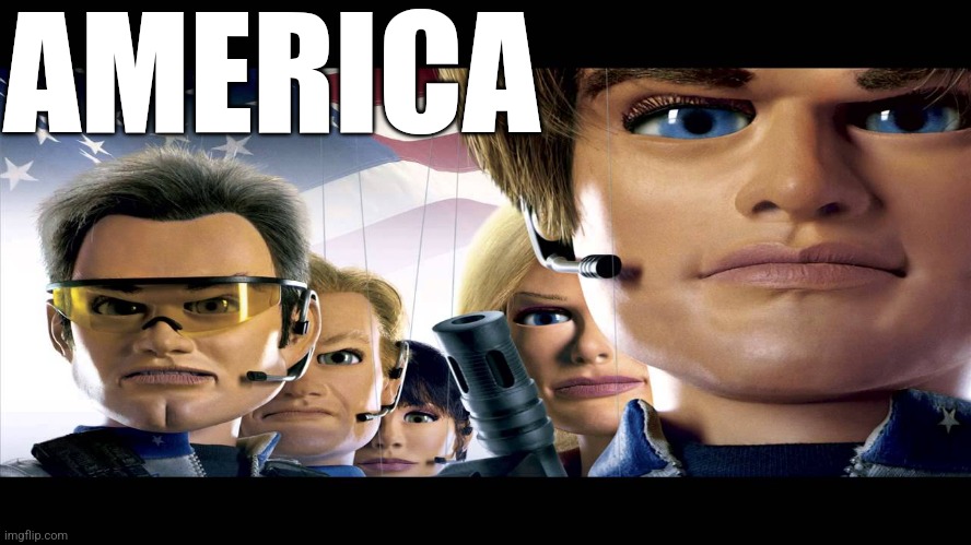 SouthPark Team America F*ck Yeah | AMERICA | image tagged in southpark team america f ck yeah | made w/ Imgflip meme maker