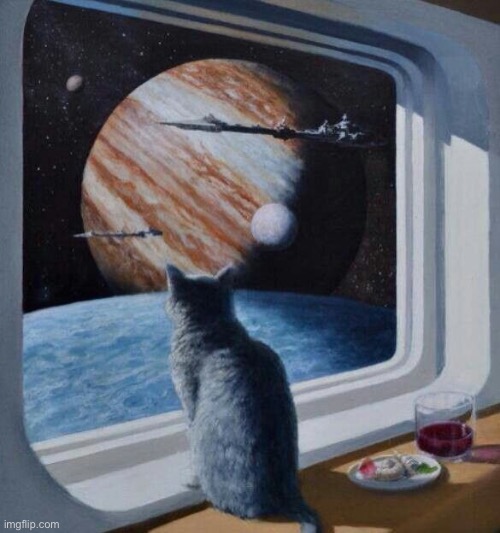 Space station daydreaming | made w/ Imgflip meme maker
