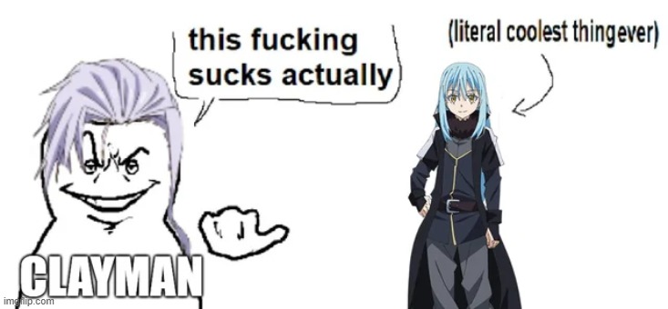 common clayman L | image tagged in that time i got reincarnated as a slime,anime | made w/ Imgflip meme maker