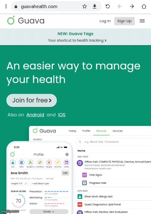 just realized that imgflip devs are developing a health app (check "about" page for proof) | made w/ Imgflip meme maker