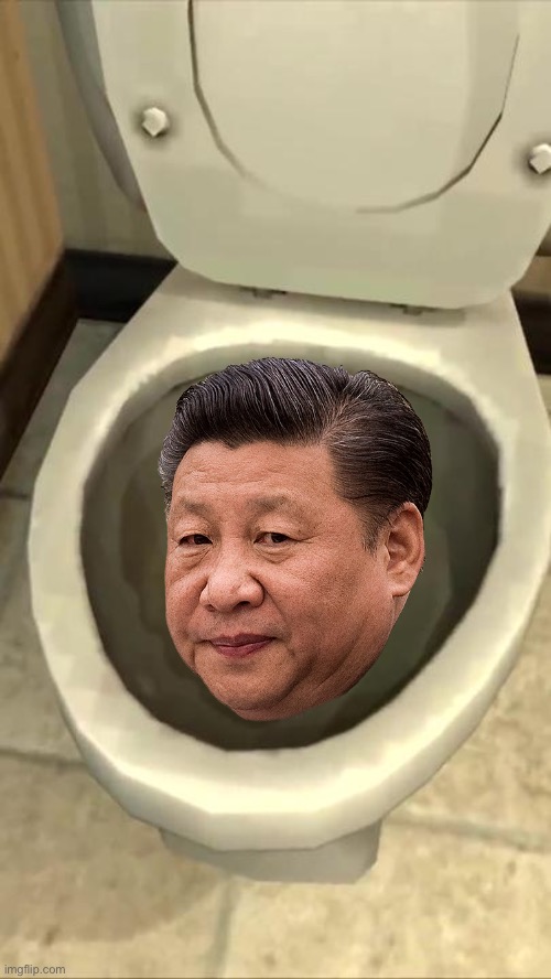 Skibidi Xi | image tagged in skibidi toilet,xi jinping,chinese,loona,loona vore,vore | made w/ Imgflip meme maker