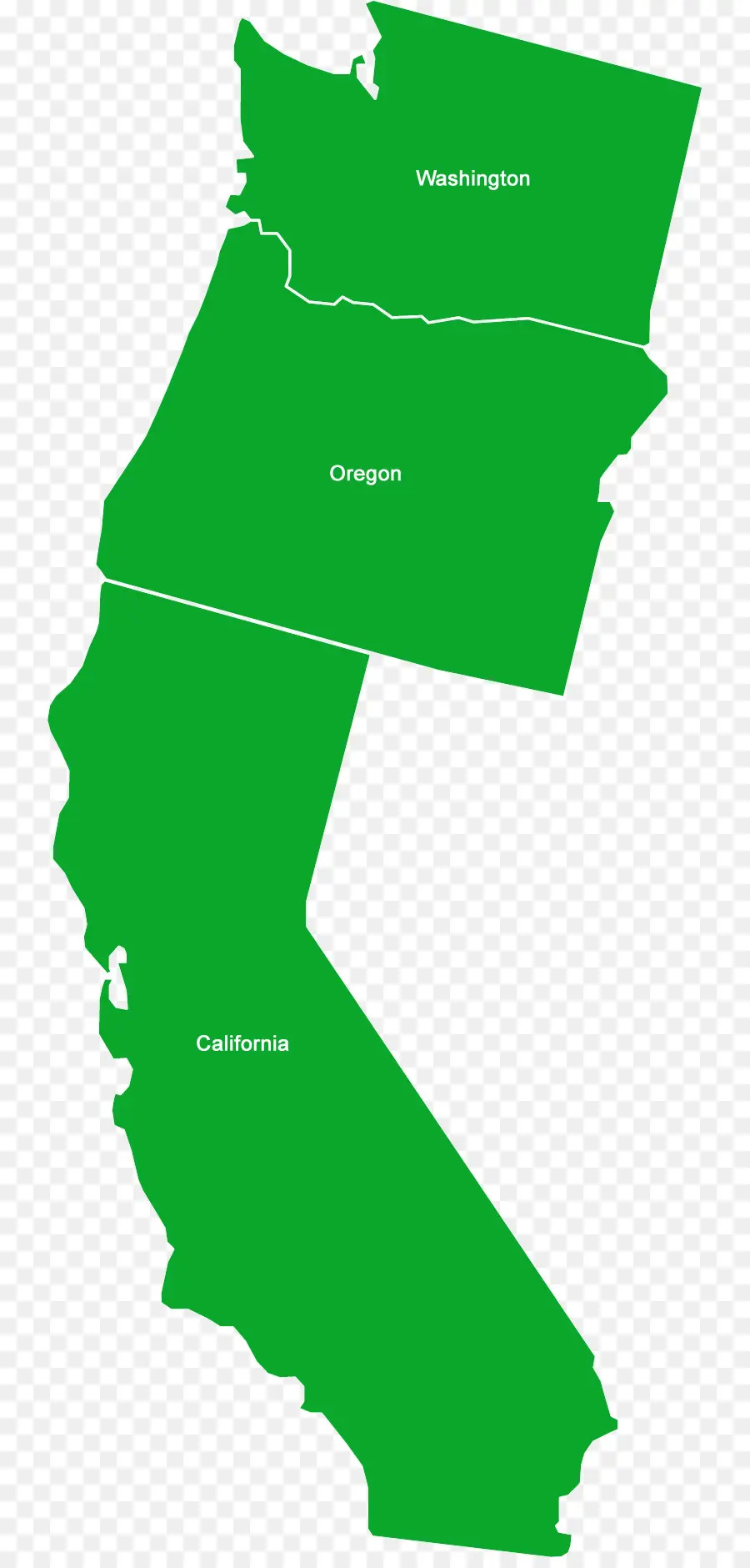 Washington Oregon California Blank Meme Template