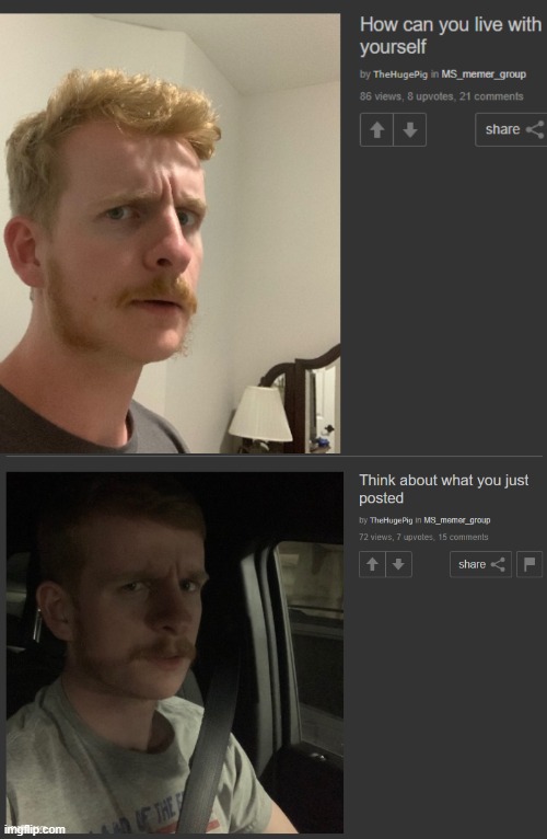 WHAT IS HE TRYING TO SAY | image tagged in thp how can you live with yourself | made w/ Imgflip meme maker