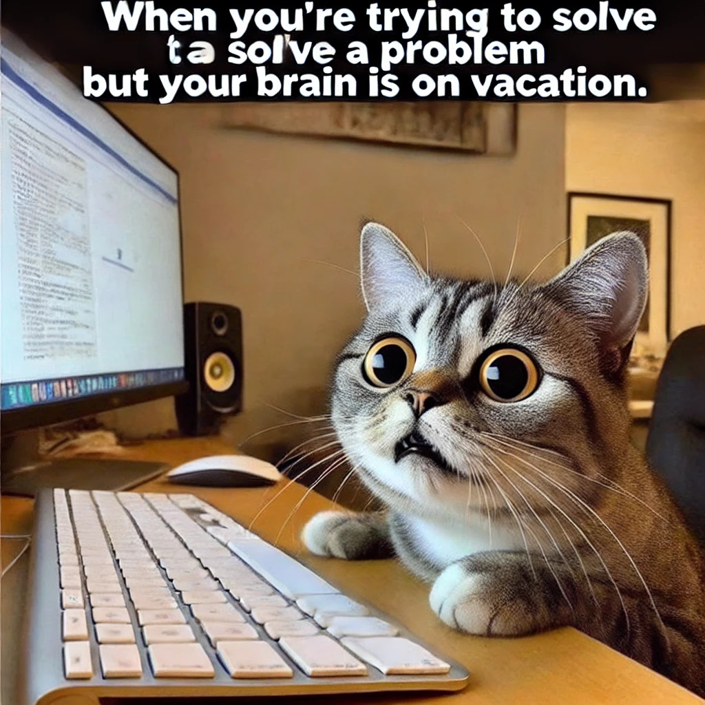 Funny cat Blank Meme Template