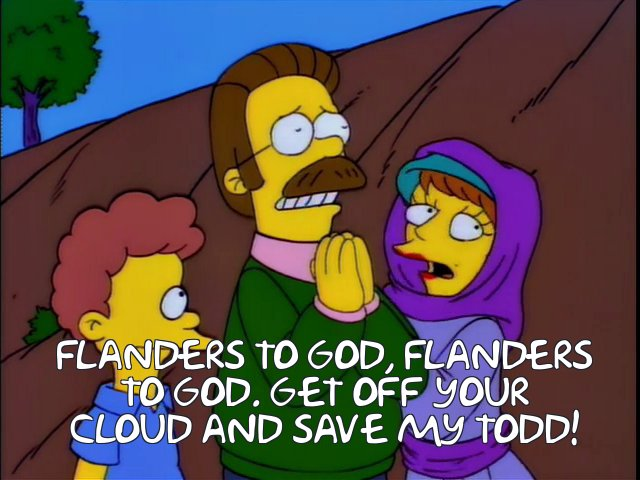 Flanders To God Blank Meme Template