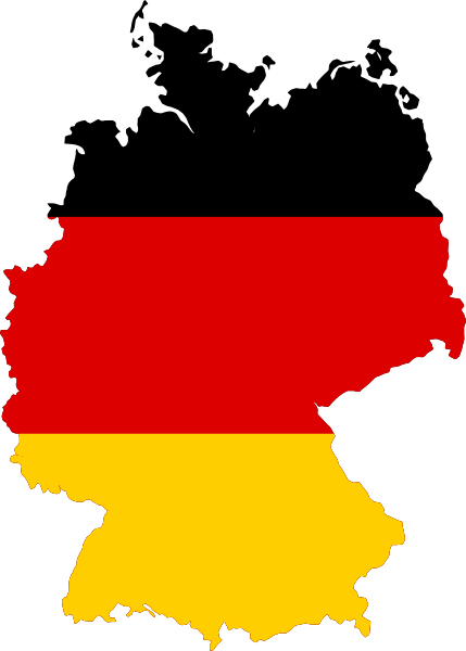 Germany Flag Map Blank Meme Template