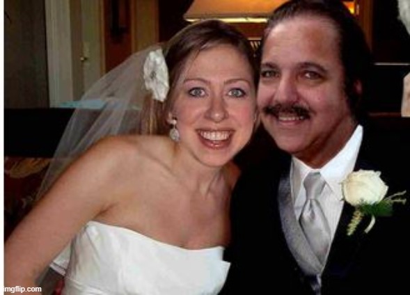 Ron Jeremy Chelsea Clinton | image tagged in ron jeremy chelsea clinton | made w/ Imgflip meme maker